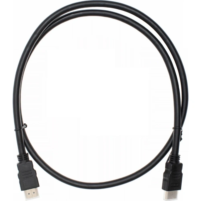Кабель аудио-видео Cactus CS-HDMI.1.4-1 HDMI (m)/HDMI (m) 1м. позолоч.конт. черный
