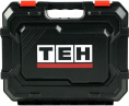 Дрель-шуруповерт TEH TDBL420-2B (напряжение: 20 В, обороты: 0-450/2000 об/мин, крутящий момент: 60нм, быстрозажимной патрон: 13 мм, в комплекте: крюк для ремня, комплектация: 2 шт акб 2 ач, зу, кейс)