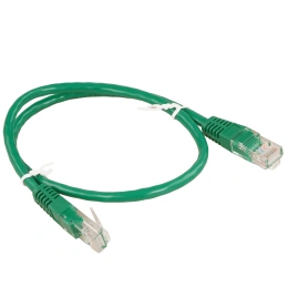 VCOM VCOM Патчкорд литой UTP iOpen ANP511_0.5M_G cat.5е зелёный 0,5м