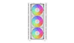 Корпус Deepcool CH560 WH без БП, боковое окно закаленное стекло , 3x140мм ARGB вентилятор спереди и 1x120мм ARGB вентилятор сзади, белый, ATX R-CH560-WHAPE4-G-1