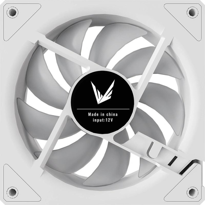Вентилятор Formula Floe 12WH Reverse, 120мм, 4-pin, 1500об/мин, 19 - 20.15 дБ, ARGB, белый, Ret [floe 12wh arpw reverse]