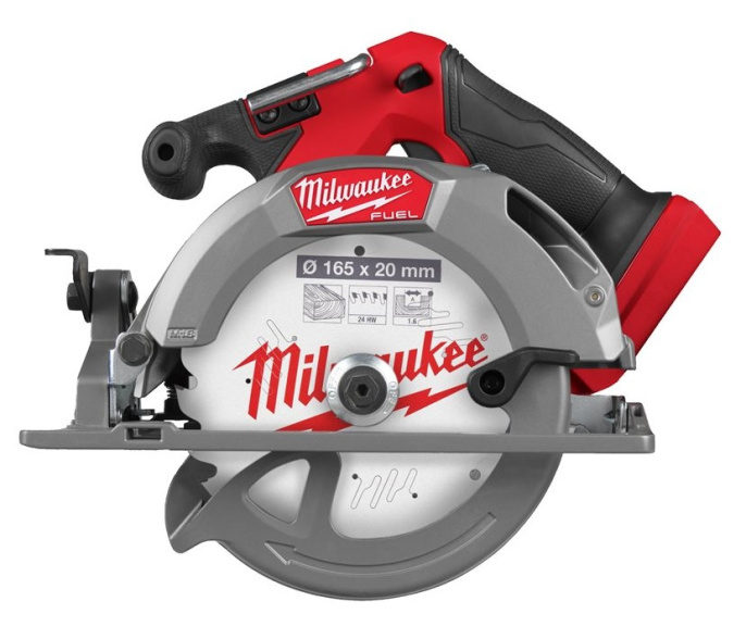 Дисковая циркулярная пила Milwaukee M18 FCS552-0 FUEL 4933493587 аккумуляторная, Li-Ion, 18 В, диаметр диска: 165 мм, скорость без нагрузки: 6000 об/мин, без АКБ, ЗУ