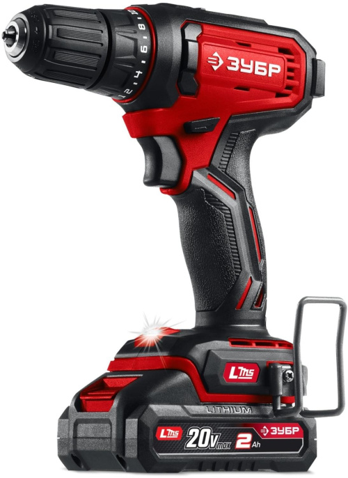 Дрель-шуруповерт Зубр ДШ-40-21 40Вт аккум. патрон:быстрозажимной