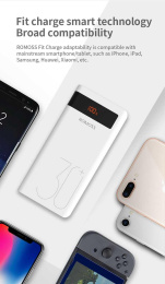 Мобильный аккумулятор Romoss Sense 8P+ 30000mAh QC3.0 18W 3A 2xUSB-A/USB-C белый