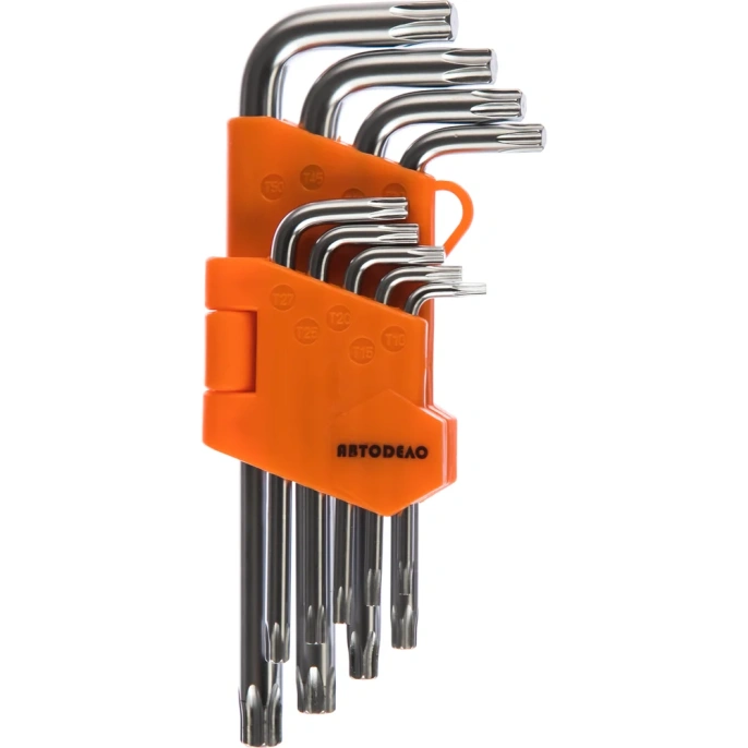 Набор Г-образный ключей TORX 9ч T10-T50 коротких АвтоDело 39153 14639