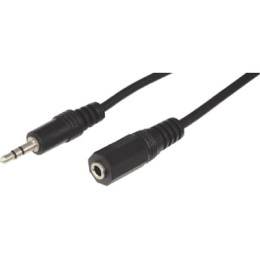 Rexant 17-4006 Шнур Стерео 3,5мм гнездо - Стерео 3,5мм штекер, 5м