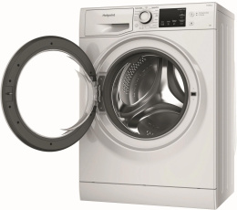 Стиральная машина HOTPOINT NSB 7225 W V RU, с фронтальной загрузкой, с паром, 7кг, 1200об/мин 869991644670