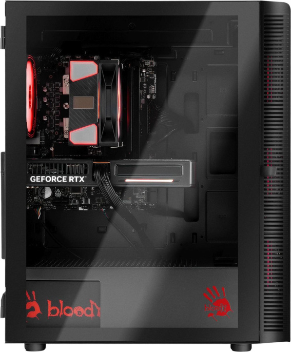 Компьютер BLOODY BD-PC CB76T2 Tower Intel Core i5 14400F, DDR5 32ГБ, 1ТБ SSD , NVIDIA GeForce RTX 5060 - 8 ГБ, Windows 11 Home, черный [2141962]