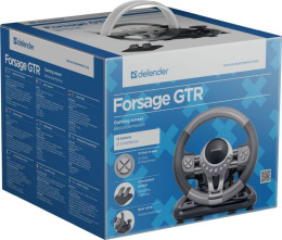Игровой руль Defender Forsage GTR для PC 64367