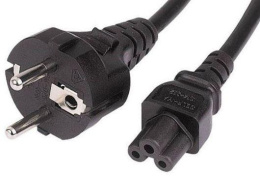Кабель питания Buro IEC C5 3-pin - Евровилка, 3м [bu-pcab-3-3pin]