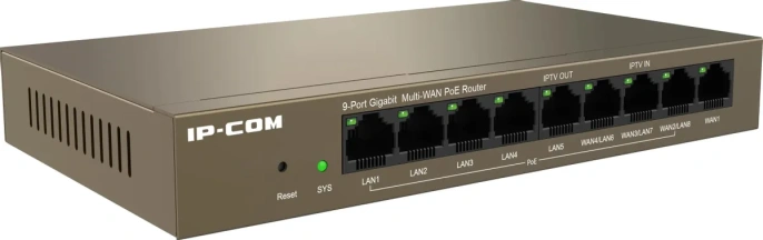 IP-COM M20-8G-PoE 9-портовый гигабитный PoE-маршрутизатор c 8 портами PoE с облачным управлением