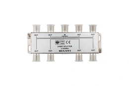 Делитель ТВ REXANT на 8 выходов F разъём 5-1000 МГц 05-6005
