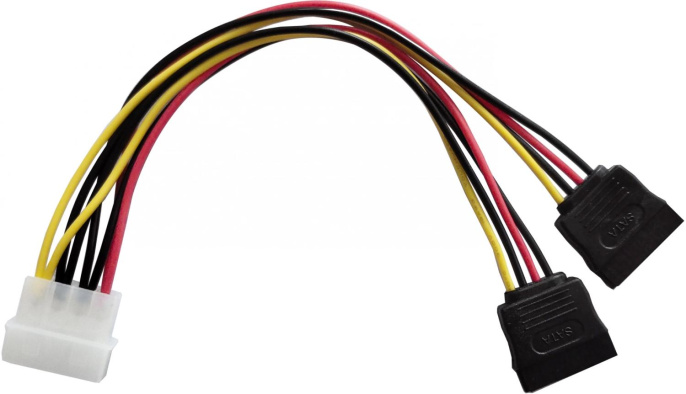 Кабель Buro Molex 8980 - SATA [bu-molex-2xsata]