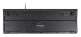 Клавиатура A4TECH KR-83, проводная, USB, мембранная, черный [kr-83 black]