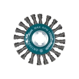 Щетка проволочная дисковая (115 мм; 0.5 мм; X-lock; толстые пучки) Makita D-73405