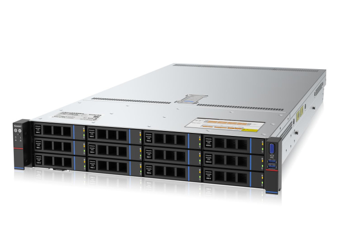 Серверная платформа Gooxi SL201-D12R-G3 2u 12bays server ,based on Ice lake 2xPCIe 4.0x16; 4xPCIe 4.0x8 2x 2.5" rear SAS/SATA 2x 2.5" rear NVMe 1300W 1+1 PSU EU power cables 0.95.002.0103