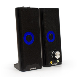 ExeGate Accord 280 питание USB, Bluetooth, 2х3Вт 6Вт RMS , 60-20000Гц, цвет черный, RGB подсветка, с возможностью трансформации в саундбар, Color Box