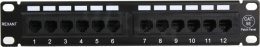 Rexant 04-0025 Панель коммутационная 10", 1U, 12 портов UTP, RJ-45, CAT 5e