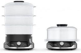Пароварка Tefal VC204810 3ярус. 800Вт черный (1510001937)