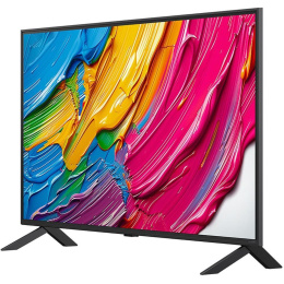 Телевизор ЖК 43'' LG/ 43", Ultra HD, Dynamic QNED Color, Local Dimming, Smart TV, WebOS, Wi-Fi, DVB-T2/C/S2, MR, 60Hz Native, 2.0ch 20W , 2 HDMI, 2 USB, 2 Pole, Charcoal Black, 2025 (43QNED80A6A.ARUG)