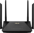 Wi-Fi роутер ASUS RT-AX53U, Wi-Fi 6, AX1800, 2.4/5ГГц, 3 LAN, 1xUSB, черный