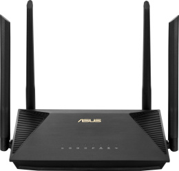 Wi-Fi роутер ASUS RT-AX53U, Wi-Fi 6, AX1800, 2.4/5ГГц, 3 LAN, 1xUSB, черный
