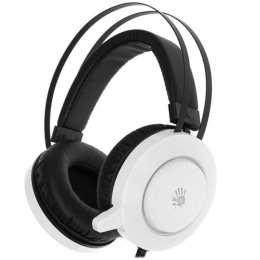 A4 Bloody G521 WHITE 2.3м мониторные USB оголовье