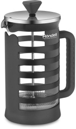 Френч-пресс Rondell Stolz RDS-1758, 1л, серый