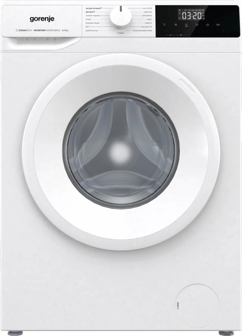 Стиральная машина Gorenje W2NHPI72SCSIRV, с фронтальной загрузкой, 7кг, 1200об/мин, с паром, инверторная