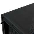 Корпус без блока питания Case HSPD M510, Mesh Mid Tower, Black, TG, 0.5 SPCC, no fans ATX, mATX, mITX 180/280/160mm 1x2.5", 1x3.5", 7xPCI 1xUSB-A 3.0, 1xUSB-A 1.0 517x277x418mm M510-TGBK