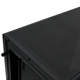 Корпус без блока питания Case HSPD M510, Mesh Mid Tower, Black, TG, 0.5 SPCC, no fans ATX, mATX, mITX 180/280/160mm 1x2.5", 1x3.5", 7xPCI 1xUSB-A 3.0, 1xUSB-A 1.0 517x277x418mm M510-TGBK