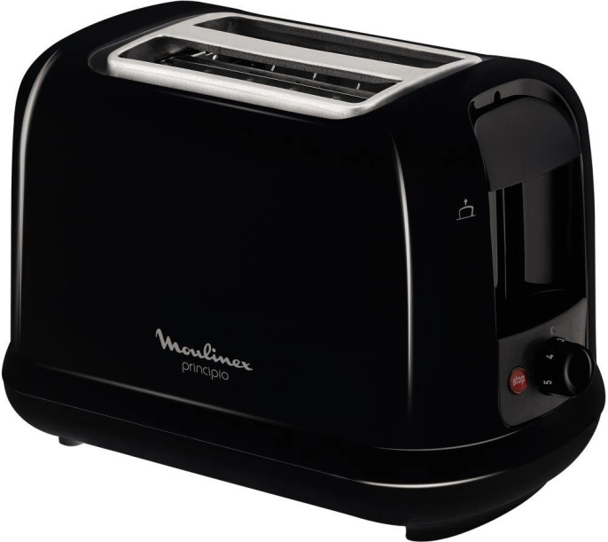 Тостер Moulinex LT160830 720Вт черный