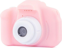 Цифровой компактный фотоаппарат Rekam iLook K330i, детский, розовый