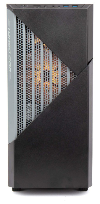 Корпус Hiper CC BG черный без БП ATX 2x120mm 2x140mm 2xUSB3.0 audio bott PSU