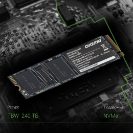SSD накопитель Digma Mega S3 DGSM3512GS33T 512ГБ, M.2 2280, PCIe 3.0 x4,  NVMe,  M.2,  rtl