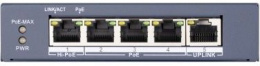 Коммутатор Hikvision DS-3E0505HP-E 5x1Гбит/с 3PoE+ 1PoE++ 60W неуправляемый