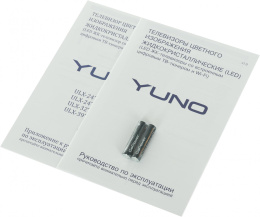 24" Телевизор YUNO ULX-24TCS221 HD, СМАРТ ТВ, YaOS, черный