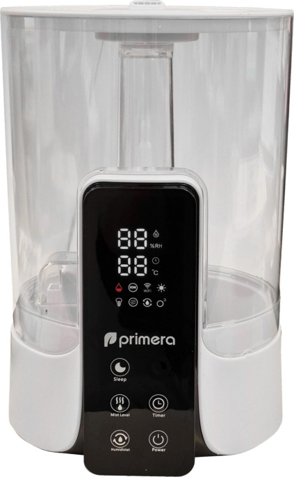 Увлажнитель воздуха ультразвуковой PRIMERA HUP-R3155-TA,  5.5л,  белый/черный