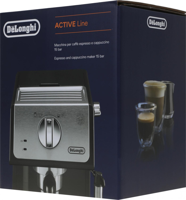Кофеварка DeLonghi ECP33.21.W, рожковая, белый [0132104183]