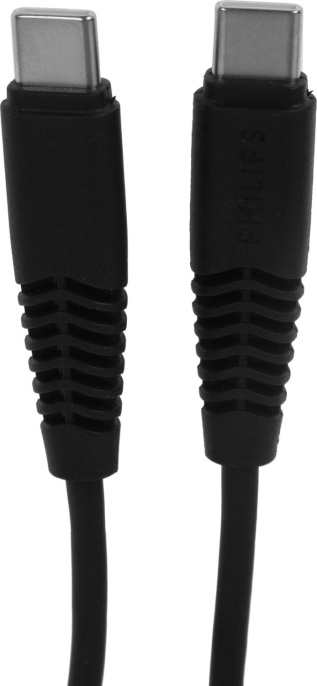 Кабель Philips DLC5531 USB Type-C m -USB Type-C m 1.2м черный коробка упак.:1шт