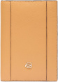 Обложка для паспорта Piquadro Circle PP6340W92R/GBE шафрановый/бежевый натур.кожа