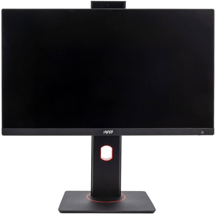 Моноблок/ HIPER V6 23.8" 1920x1080 матовый IPS /Intel Core i5 14400 2.5Ghz /16384Mb/512PCISSDGb/noDVD/BT/WiFi/war 1y/6.45kg/черный/Win11Pro + Cam 5.0 SD/Беспроводные МК/WiFi6
