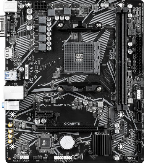 Материнская плата GigaByte A520M K V2 DDR4 rev.1.2 A520M K V2 rev.1.2