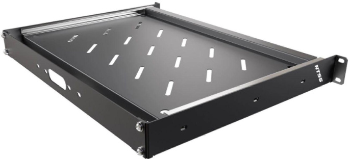 Полка выдв. NTSS NTSS-MSKB-U-BL 1U 20кг. 19" 250мм черный