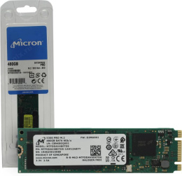 SSD накопитель Crucial 5300 Pro MTFDDAV480TDS-1AW1ZABYY 480ГБ, M.2 2280, SATA III, M.2