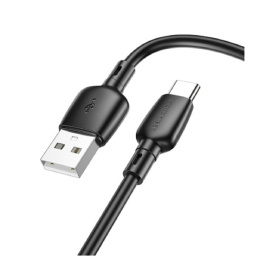 BOROFONE BX93/ USB кабель Type-C/ 1m/ 3A/ Black (B-03155)