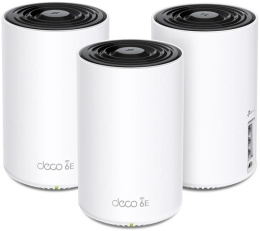 Бесшовный Mesh роутер TP-Link Deco XE75 AXE5400 10/100/1000BASE-TX белый упак.:3шт