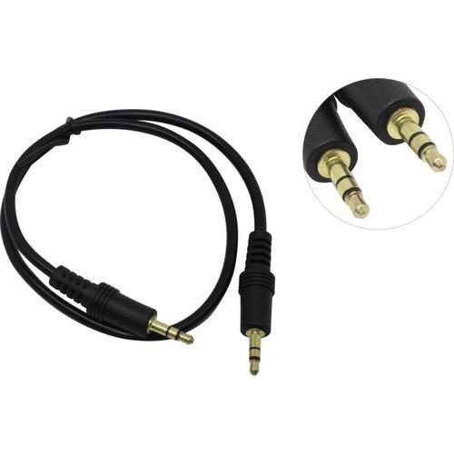 Кабель аудио ExeGate EX-CCA-404-0.5 3.5mm Jack M/3.5mm Jack M, 0,5м, позолоченные контакты EX284941RUS