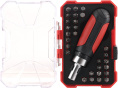 Набор бит P.I.T. HSDR04-0029 29 предметов рукоятка с трещоткой, биты, адаптер, кейс