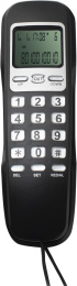 Телефон проводной Ritmix RT-010 черный (80002752)
